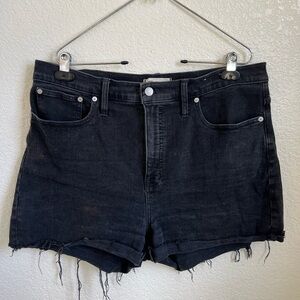 Madewell high rise denim short
